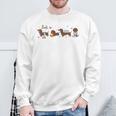 Dachshund Reading Books Cute Dog Lover Bookish Doxie Sweatshirt Gifts for Old Men