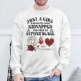 Dark Romance Smutt Book Merch Just A Good Girl STFUATTDLAGG Sweatshirt Gifts for Old Men