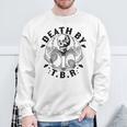 Death By TBR To Be Read Skeleton Reading Book Bookish Sweatshirt Gifts for Old Men