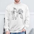 Disney PIXAR Toy Story Woody & Buzz Lightyear Sketch Book Sweatshirt Gifts for Old Men