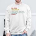 Dog Loving Coffee Drinking Book Reading Social Justice Premium Tri-Blend Sweatshirt Gifts for Old Men