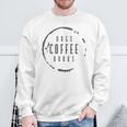 Dogs Coffee Books Reading Book Addict Easily Distracted Dogs Premium Sweatshirt Gifts for Old Men