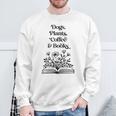 Dogs Plants Coffee Books Book Lover Dog Lover Reading Sweatshirt Gifts for Old Men Dogs Plants Coffee Books Book Lover Dog Lover Reading Sweatshirt Gifts for Old Men