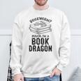 Dragon Literary Readers Book Themed Lovers Book Dragon Sweatshirt Gifts for Old Men Dragon Literary Readers Book Themed Lovers Book Dragon Sweatshirt Gifts for Old Men