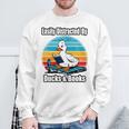 Ducks Books Lover Easily Distracted By Ducks & Books Sweatshirt Gifts for Old Men