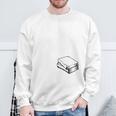 Easily Distracted By Dogs Books Reader Saying Sweatshirt Gifts for Old Men