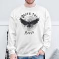 Edgar Allan Poe Nevermore The Raven Quote Literary Book Sweatshirt Gifts for Old Men