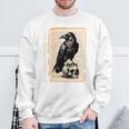 Edgar Allan Poe Raven Gothic Book Lover Sweatshirt Gifts for Old Men