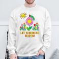Eric Carle Let Kindness Bloom Flowers And Caterpillar Book Sweatshirt Gifts for Old Men