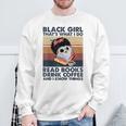 Girl Owl That's What I Do Read Books Sweatshirt Gifts for Old Men