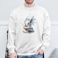 Go Away I'm Reading a Book Dragon Books And Dragons Bookish Premium Tri-Blend Sweatshirt Gifts for Old Men
