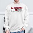 Guest List 60th Guest List Guest Book 60th Birthday Woman Man Sweatshirt Gifts for Old Men Guest List 60th Guest List Guest Book 60th Birthday Woman Man Sweatshirt Gifts for Old Men