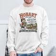 Hobart NY Book Village Of Catskills Vintage Mascot Logo Sweatshirt Gifts for Old Men