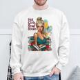 Hot Girls Read Books Spicy Bookish Girl Dark Romance Reader Sweatshirt Gifts for Old Men
