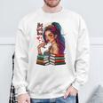 Hot Girls Read Books Spicy Dark Romance Reader Bookish Girl Sweatshirt Gifts for Old Men Hot Girls Read Books Spicy Dark Romance Reader Bookish Girl Sweatshirt Gifts for Old Men