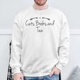 Humor Cats Books And Tea Sweatshirt Gifts for Old Men Humor Cats Books And Tea Sweatshirt Gifts for Old Men