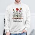 Ideas Take Root Where Imagination Grows Book Lover Quote Sweatshirt Gifts for Old Men