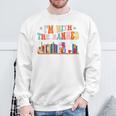 I'm With The Banned Book Readers I Read Banned Books Sweatshirt Gifts for Old Men