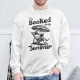 I'm Booked For The Summer Retro Vacation Beach Read Book Men Sweatshirt Gifts for Old Men