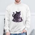 I'm An Indoor Cat Cute Witch Kitten With Books And Candles Sweatshirt Gifts for Old Men I'm An Indoor Cat Cute Witch Kitten With Books And Candles Sweatshirt Gifts for Old Men