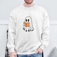 I'm Just Here For The Books Book Lovers Halloween Sweatshirt Gifts for Old Men