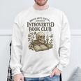 Introverted Book Club Member Anti Social Reader Premium Tri-Blend Sweatshirt Gifts for Old Men