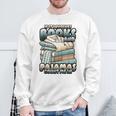 If It Involves Books And Pajamas Count Me In Reading Night Sweatshirt Gifts for Old Men