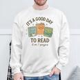 It’s A Good Day To Read 6 Or 7 Pages 67 Meme Book Sweatshirt Gifts for Old Men