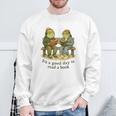 It’s A Good Day To Read A Book – Reading Frog Sweatshirt Gifts for Old Men