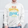 It's A Good Day To Read A Book Library Bookworm Premium Tri-Blend Sweatshirt Gifts for Old Men