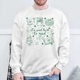 It's Good Luck To Read St Patrick's Day Book Lover Bookish Sweatshirt Gifts for Old Men