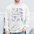 Jurassic World Dinosaurs Textbook Page Sweatshirt Gifts for Old Men