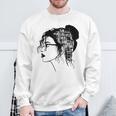 Just A Girl Who Loves Books Lady Library Women Sweatshirt Gifts for Old Men Just A Girl Who Loves Books Lady Library Women Sweatshirt Gifts for Old Men