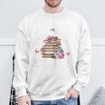 Just A Girl Who Loves Books Shirt Books Lover Girls Bookworm Sweatshirt Gifts for Old Men