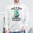 Just a Girl Who Loves Dragons And Books Dragon For Kids Sweatshirt Gifts for Old Men Just a Girl Who Loves Dragons And Books Dragon For Kids Sweatshirt Gifts for Old Men