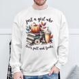 Just a Girl Who Loves Fall And Books Pumpkin Spice Autumn Sweatshirt Gifts for Old Men Just a Girl Who Loves Fall And Books Pumpkin Spice Autumn Sweatshirt Gifts for Old Men