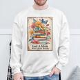 Just A Mom Who Loves Books Vintage Bookish Reader Sweatshirt Gifts for Old Men
