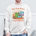 Just One More Chapter Bookish Book Kawaii Frog Reading Book Sweatshirt Gifts for Old Men Just One More Chapter Bookish Book Kawaii Frog Reading Book Sweatshirt Gifts for Old Men