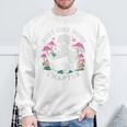 Just One More Chapter Mushrooms Gothic Skeleton Book Lover Premium Sweatshirt Gifts for Old Men