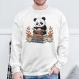 Kawaii Panda Book Lover Reading Books Panda Librarian Sweatshirt Gifts for Old Men Kawaii Panda Book Lover Reading Books Panda Librarian Sweatshirt Gifts for Old Men