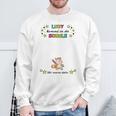 Kids Lucy Guest Book For First Day Of School Sweatshirt Gifts for Old Men