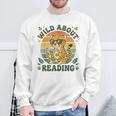 Leopard Animal Print Bookish Wild About Reading Cheetah Book Sweatshirt Gifts for Old Men Leopard Animal Print Bookish Wild About Reading Cheetah Book Sweatshirt Gifts for Old Men