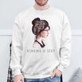 Lesen Is Sexy Goth Girl Books Sweatshirt Gifts for Old Men Lesen Is Sexy Goth Girl Books Sweatshirt Gifts for Old Men