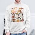 Let’s Go Ghouls Cozy Girly Ghosts Halloween Fall Book Lovers Sweatshirt Gifts for Old Men Let’s Go Ghouls Cozy Girly Ghosts Halloween Fall Book Lovers Sweatshirt Gifts for Old Men