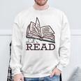 Let's Read Books Sweatshirt Gifts for Old Men