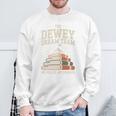 Library Dream Team Mountain Of Books Librarian Sweatshirt Gifts for Old Men