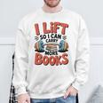 Lift So I Can Carry More Books Reading Lovers Reader Workout Premium Tri-Blend Sweatshirt Gifts for Old Men Lift So I Can Carry More Books Reading Lovers Reader Workout Premium Tri-Blend Sweatshirt Gifts for Old Men