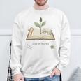 Lost In Stories Aesthetic Book And Growing Plant Tee Sweatshirt Gifts for Old Men