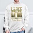 I Love My Nation And Comic Books – Patriotic American Premium Tri-Blend Sweatshirt Gifts for Old Men