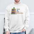 Luck Of The Librarian St Patricks Day Book Lover Sweatshirt Gifts for Old Men